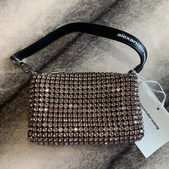Alexander Wang Handbags - { Alexander Wang } Wangloc Crystal Mini Pouch Bag